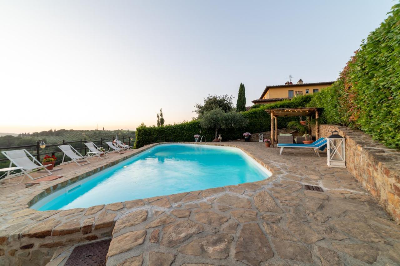Podere Vergianoni Immerso Nelchianti Con Piscina Tavarnelle Val di Pesa Buitenkant foto