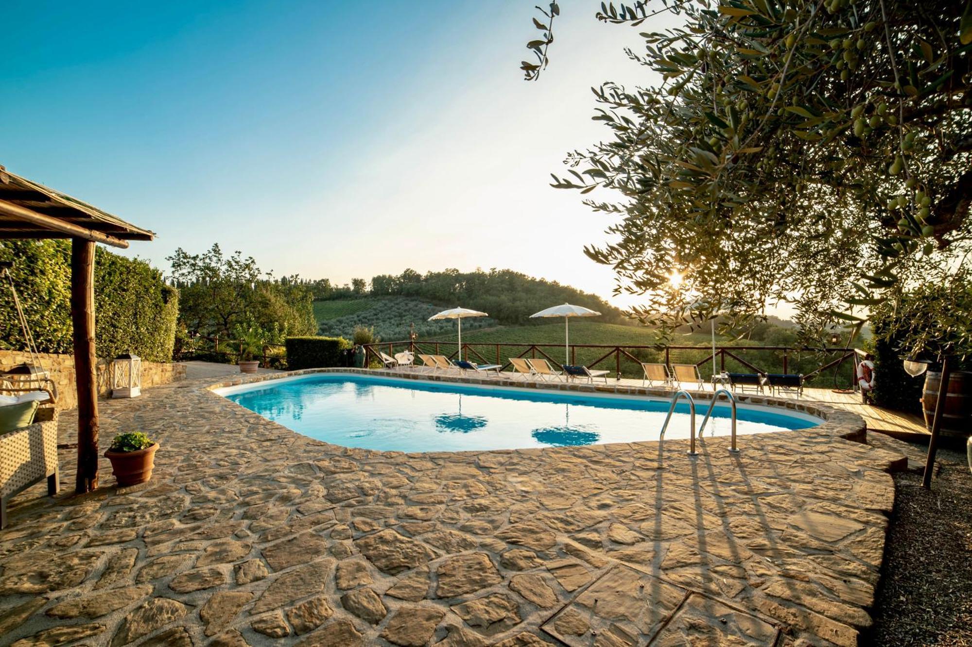 Podere Vergianoni Immerso Nelchianti Con Piscina Tavarnelle Val di Pesa Buitenkant foto